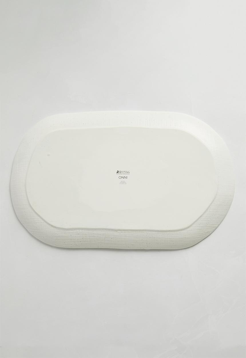 Maxwell & Williams - Onni Oblong Platter - Speckle White