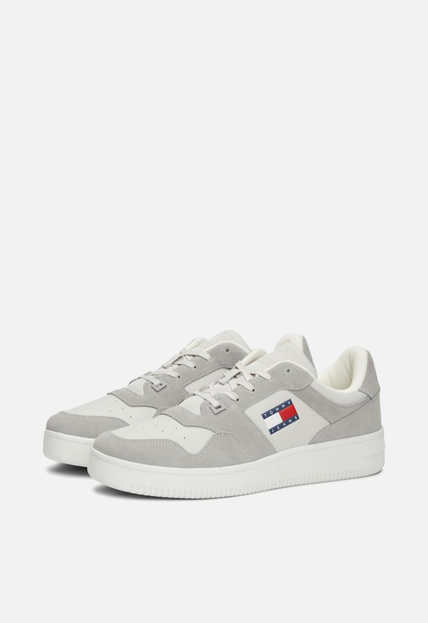 Tommy Hilfiger - Tjm basket leather - stratus grey