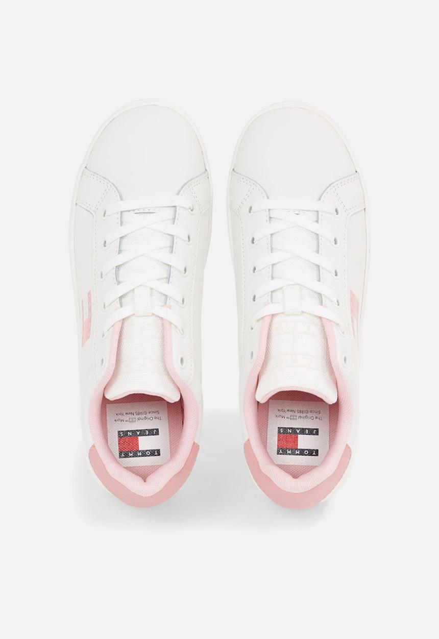 Tommy Hilfiger - Flatform leather sneaker - chalky pink