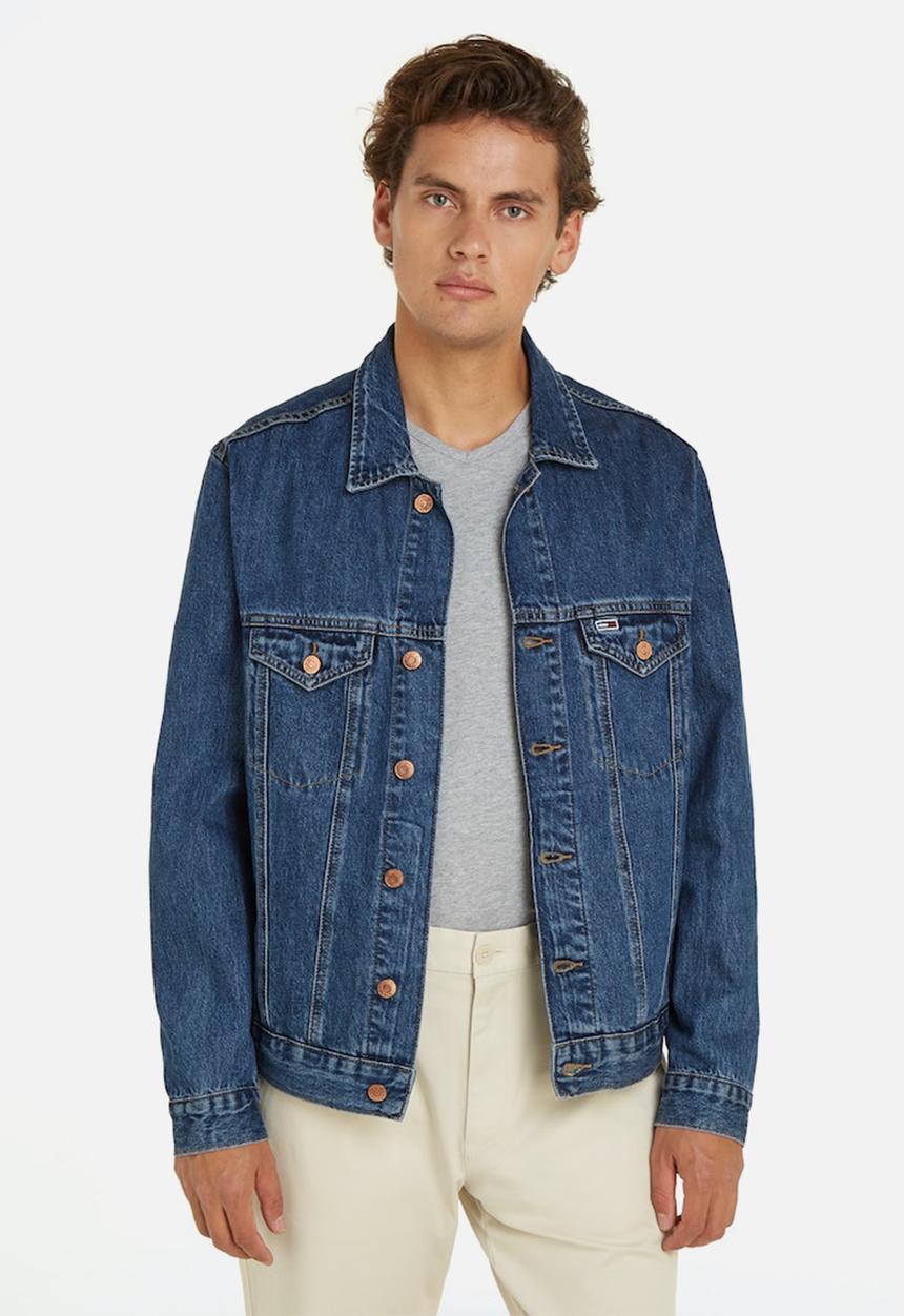 Tommy Hilfiger - Ryan regular trucker jacket bh0056 - Denim Dark