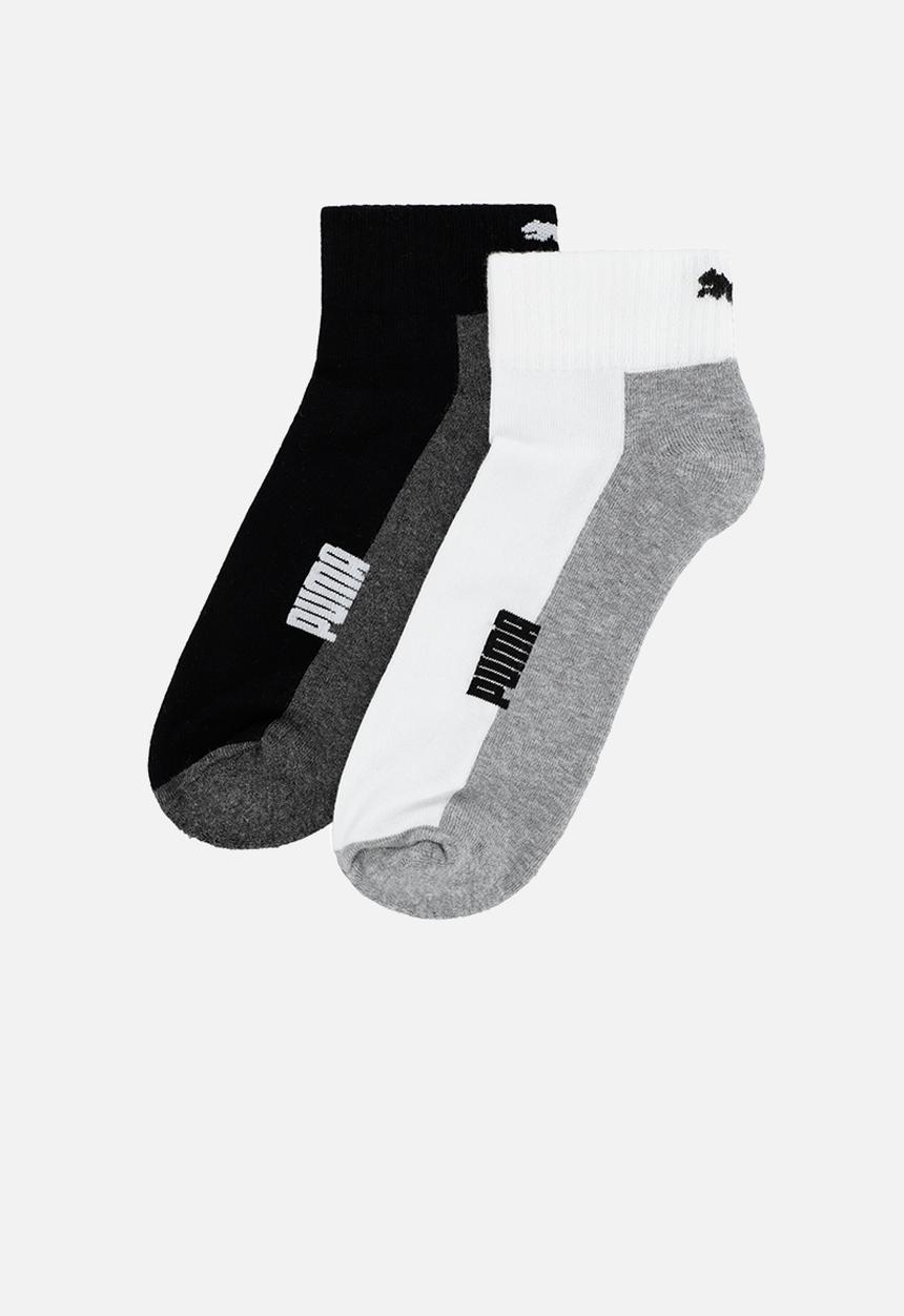 PUMA - Men s cushion 2 pack sock - Puma Black/ Grey/White