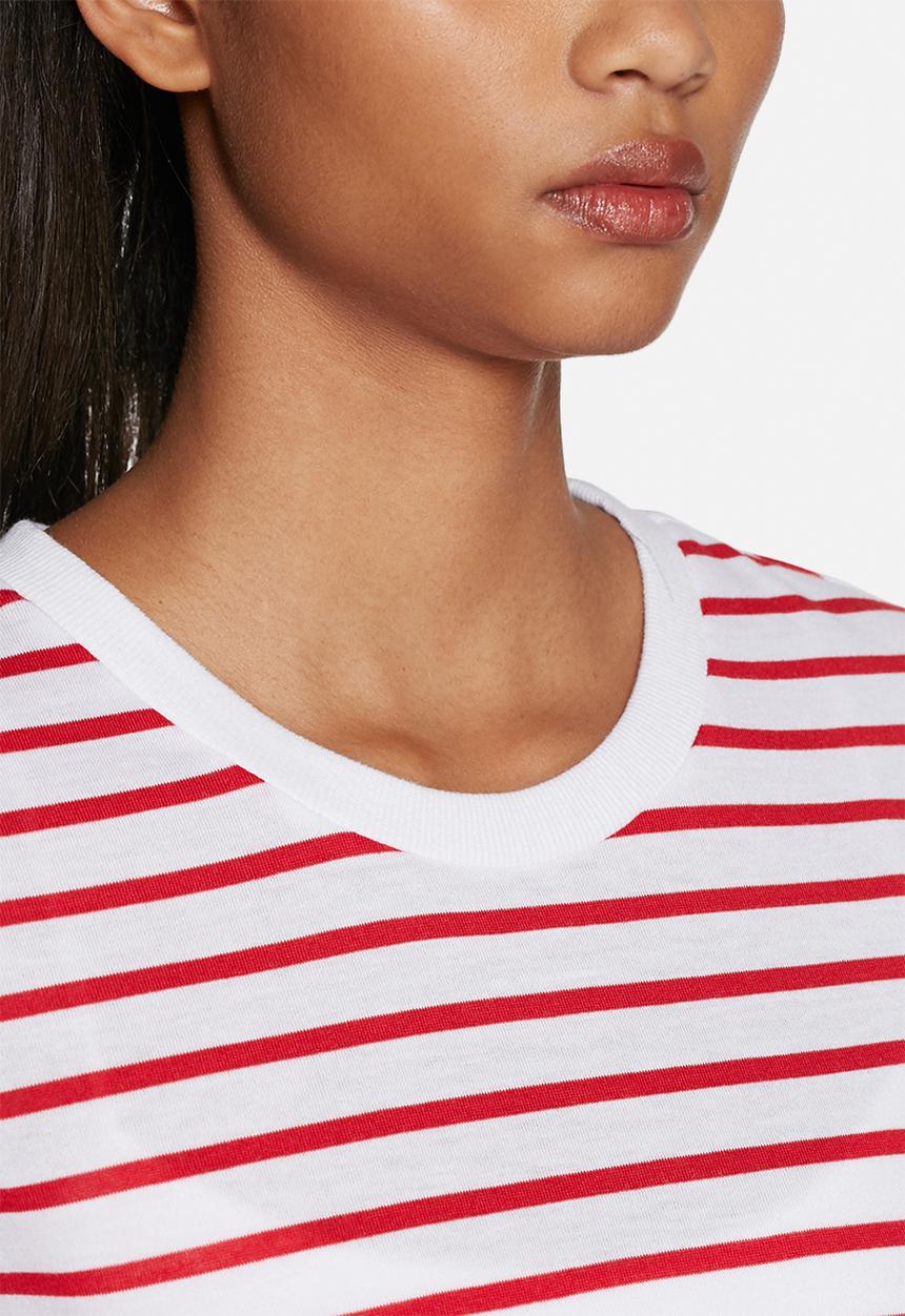 Glamorous - Red stripe tee