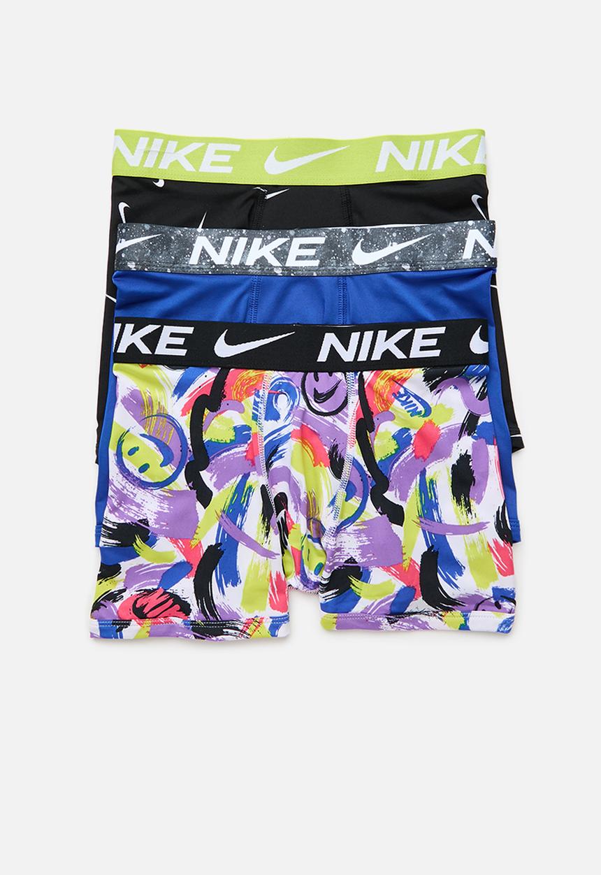 Nike - Nhb essential micro printed 3 pack - multi 