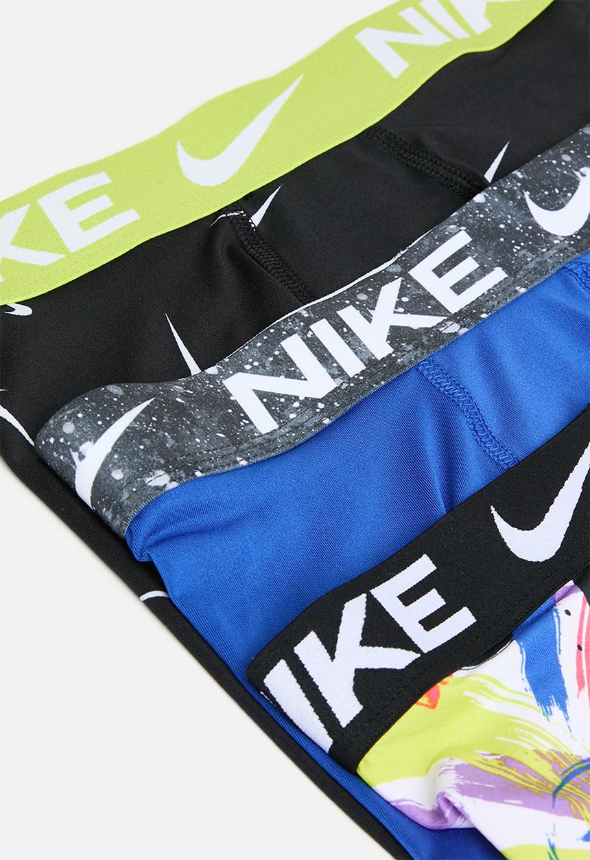 Nike - Nhb essential micro printed 3 pack - multi 