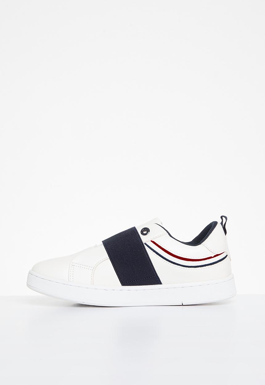 POLO - Jacquard slip on sneaker - navy/red