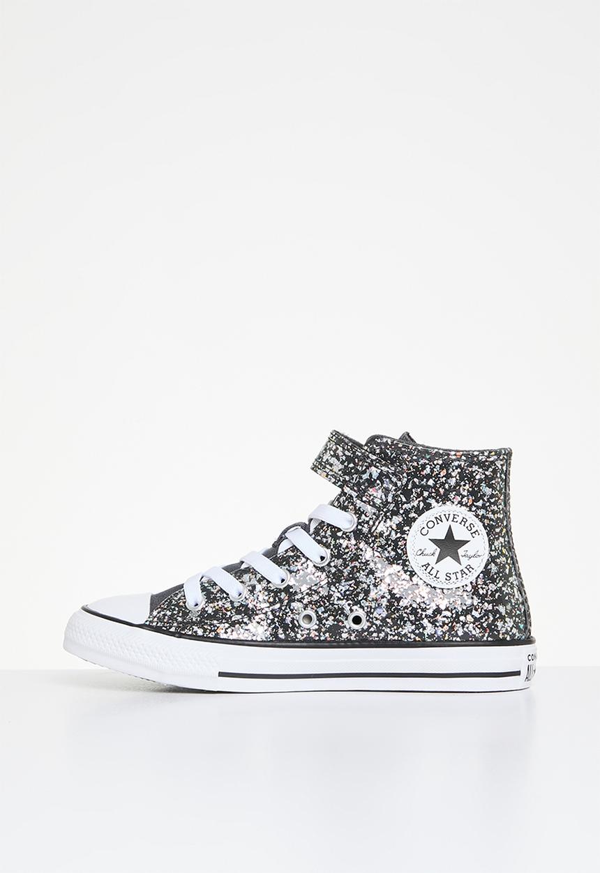 Converse - Chuck taylor all star glitter easy-on - dark matter/white/black