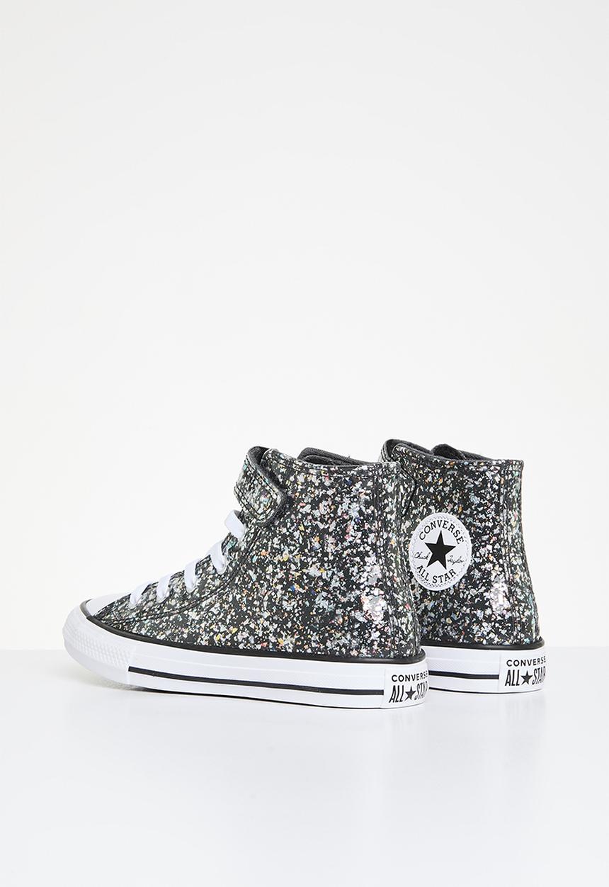 Converse - Chuck taylor all star glitter easy-on - dark matter/white/black