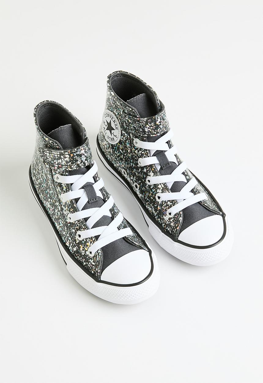 Converse - Chuck taylor all star glitter easy-on - dark matter/white/black