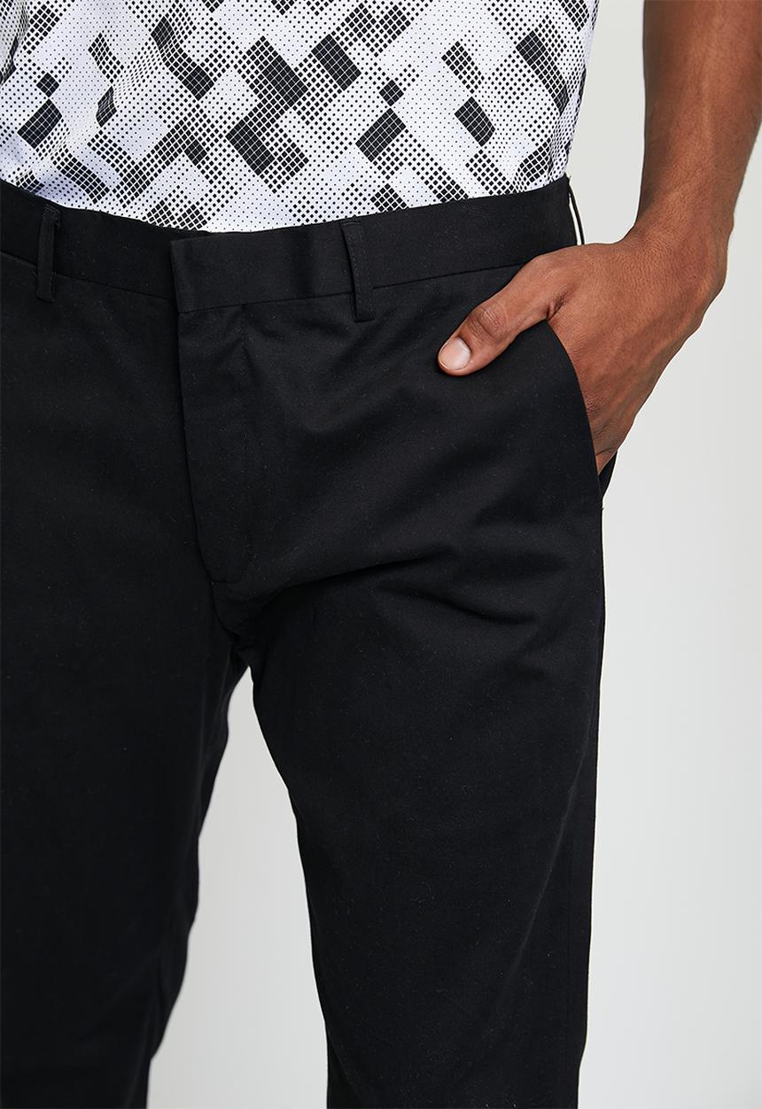 POLO - Ocean Stretch Slim Fit Trouser - Black