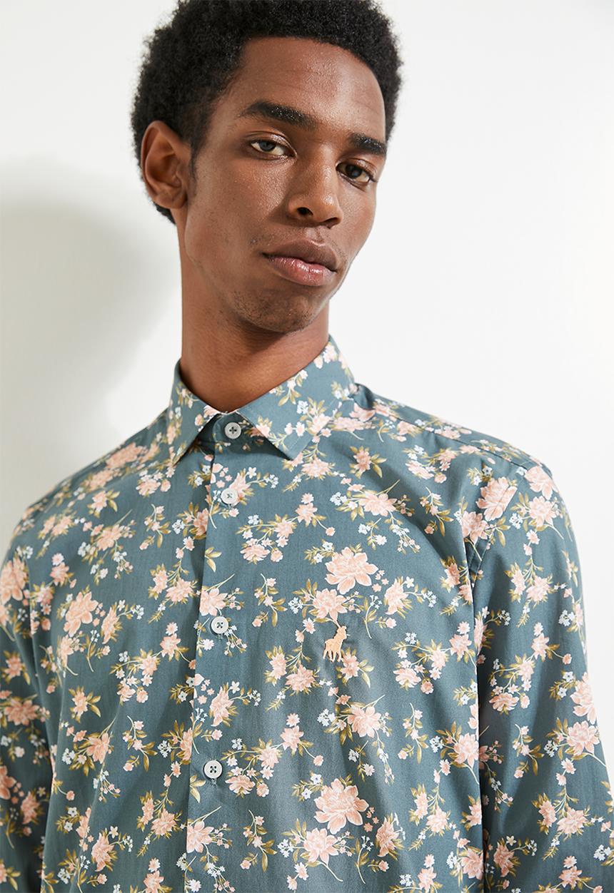 POLO - Sam Long Sleeve Floral Printed Shirt - Multi 