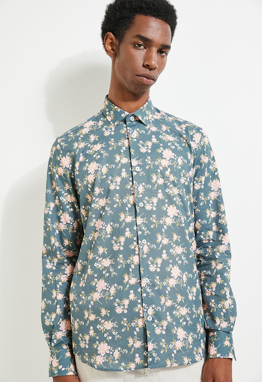 POLO - Sam Long Sleeve Floral Printed Shirt - Multi 