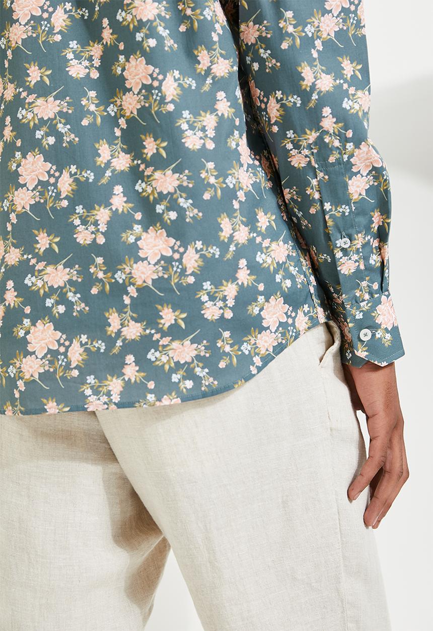 POLO - Sam Long Sleeve Floral Printed Shirt - Multi 