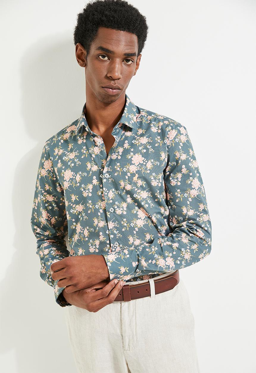 POLO - Sam Long Sleeve Floral Printed Shirt - Multi 