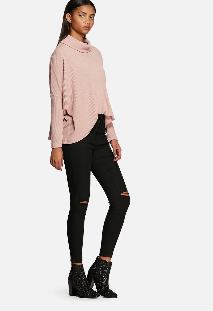 Glamorous - Dusty polo neck