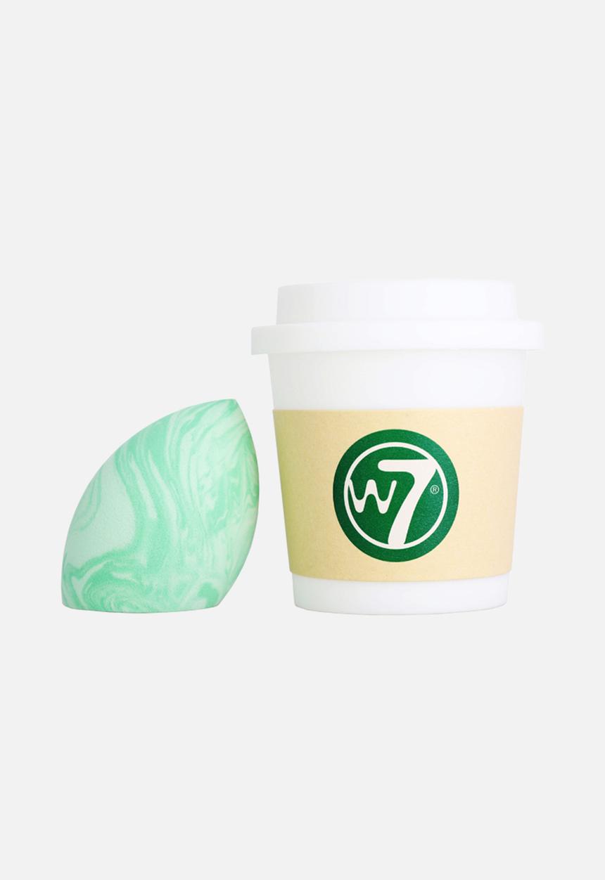 W7 Cosmetics - Matcha Latte - Beauty Sponge with Cup Holder