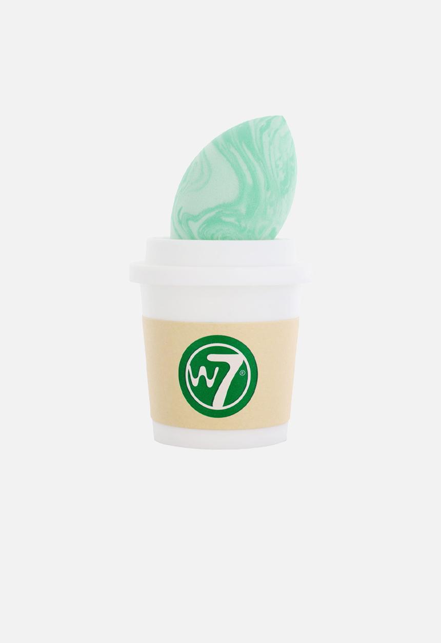 W7 Cosmetics - Matcha Latte - Beauty Sponge with Cup Holder