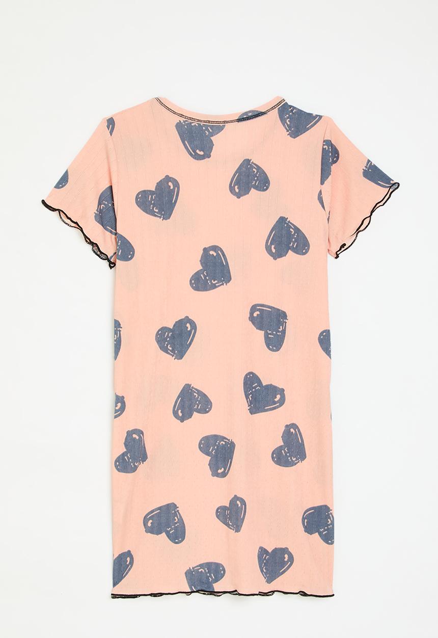 Pop Candy - Printed night dress - pink & blue
