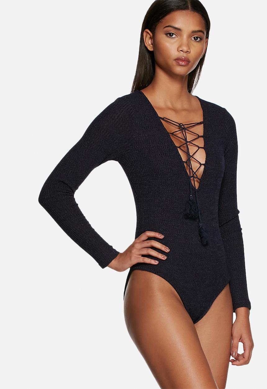 Glamorous - Lace-up bodysuit