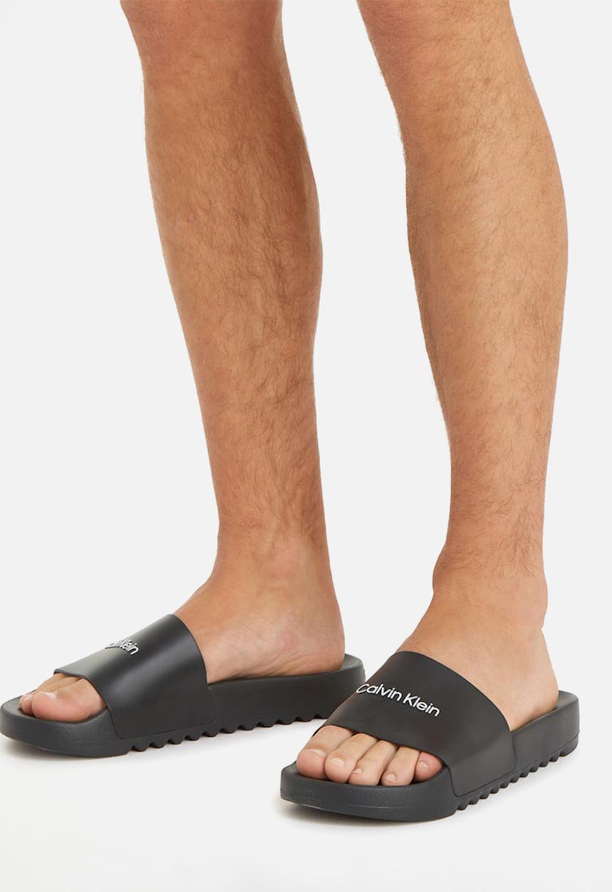 Calvin Klein - Chuncky pool slide rub - black