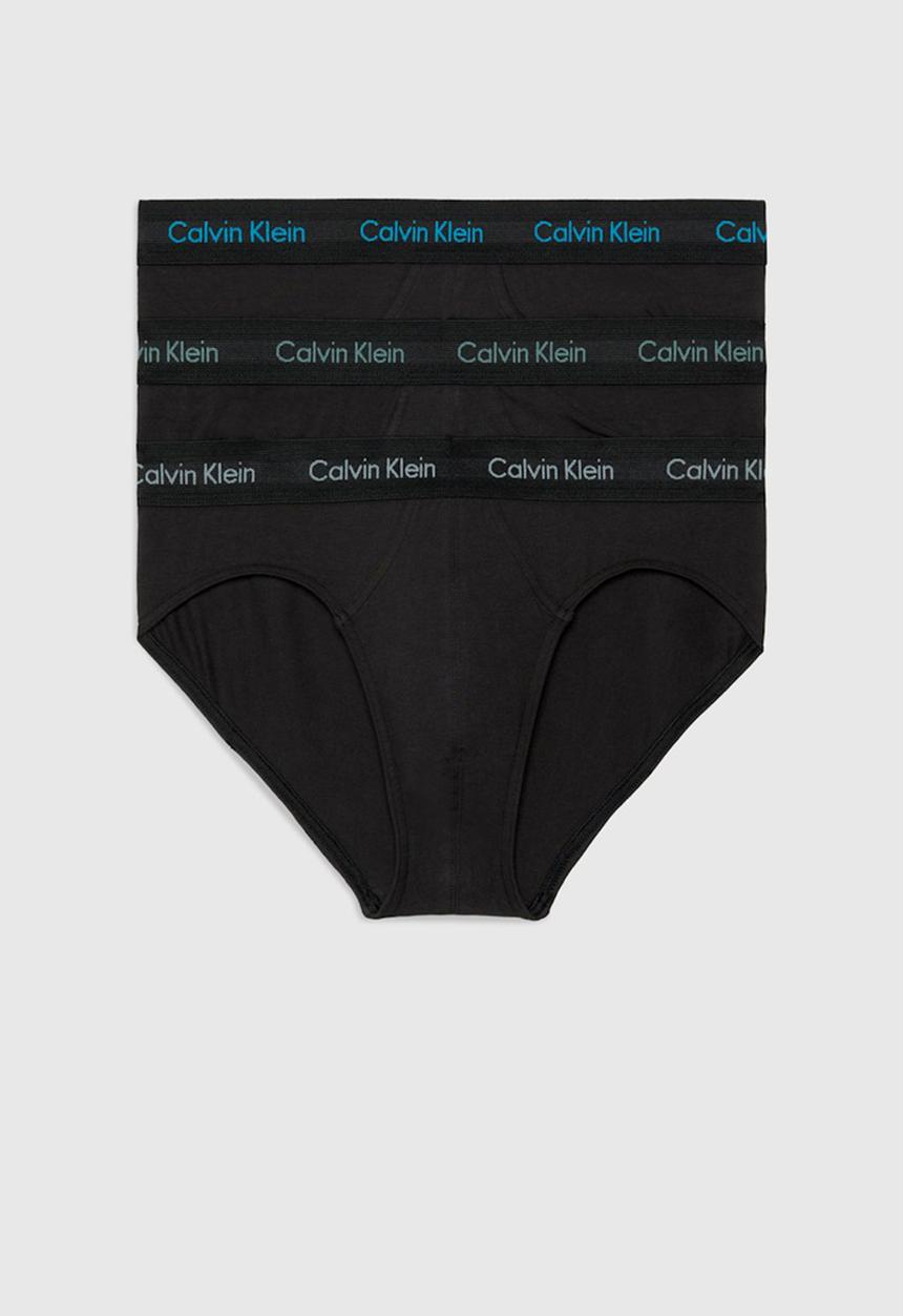 Calvin Klein - Hip Brief 3 Pack - Black