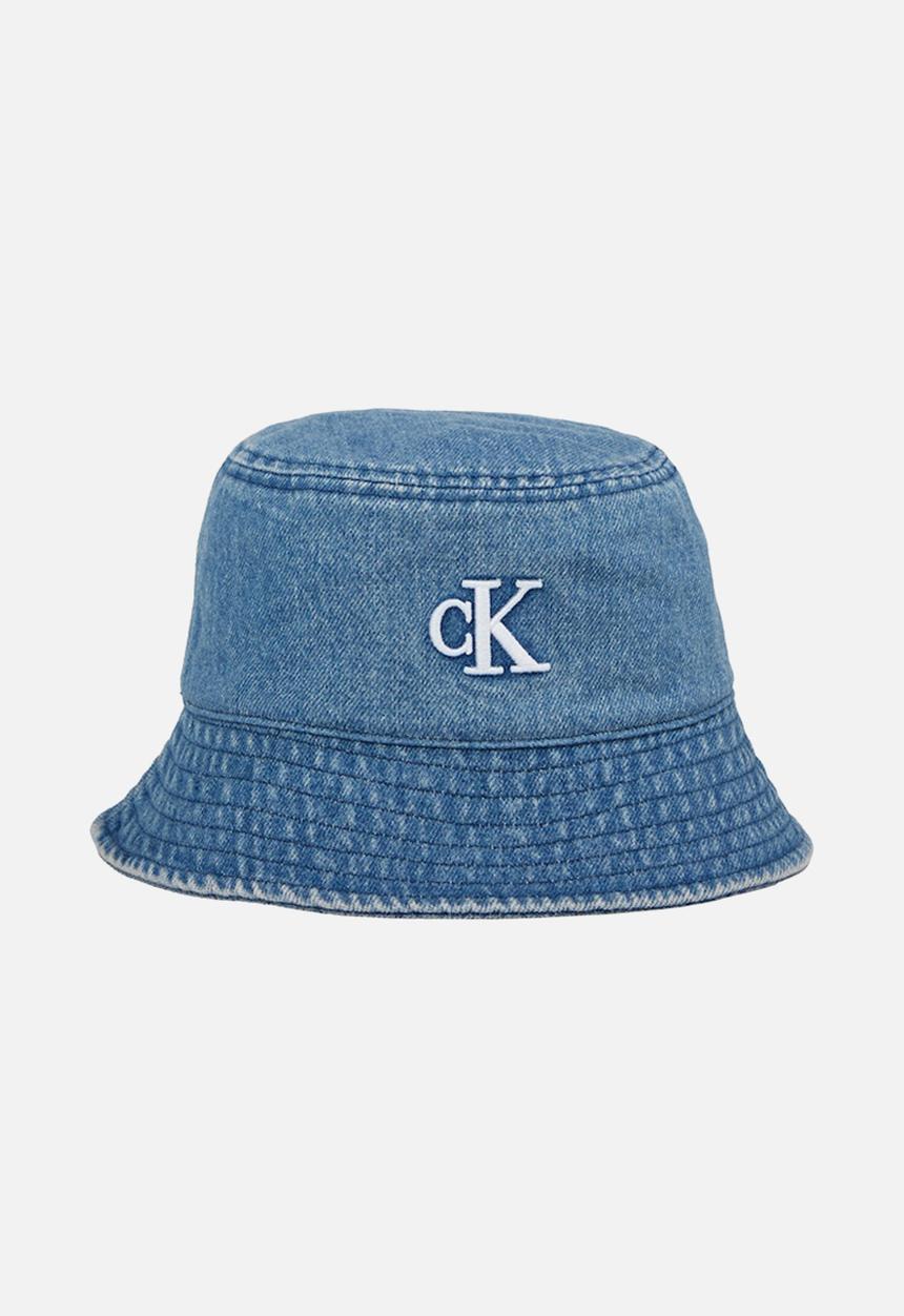 Calvin Klein - Block denim bucket hat-blue
