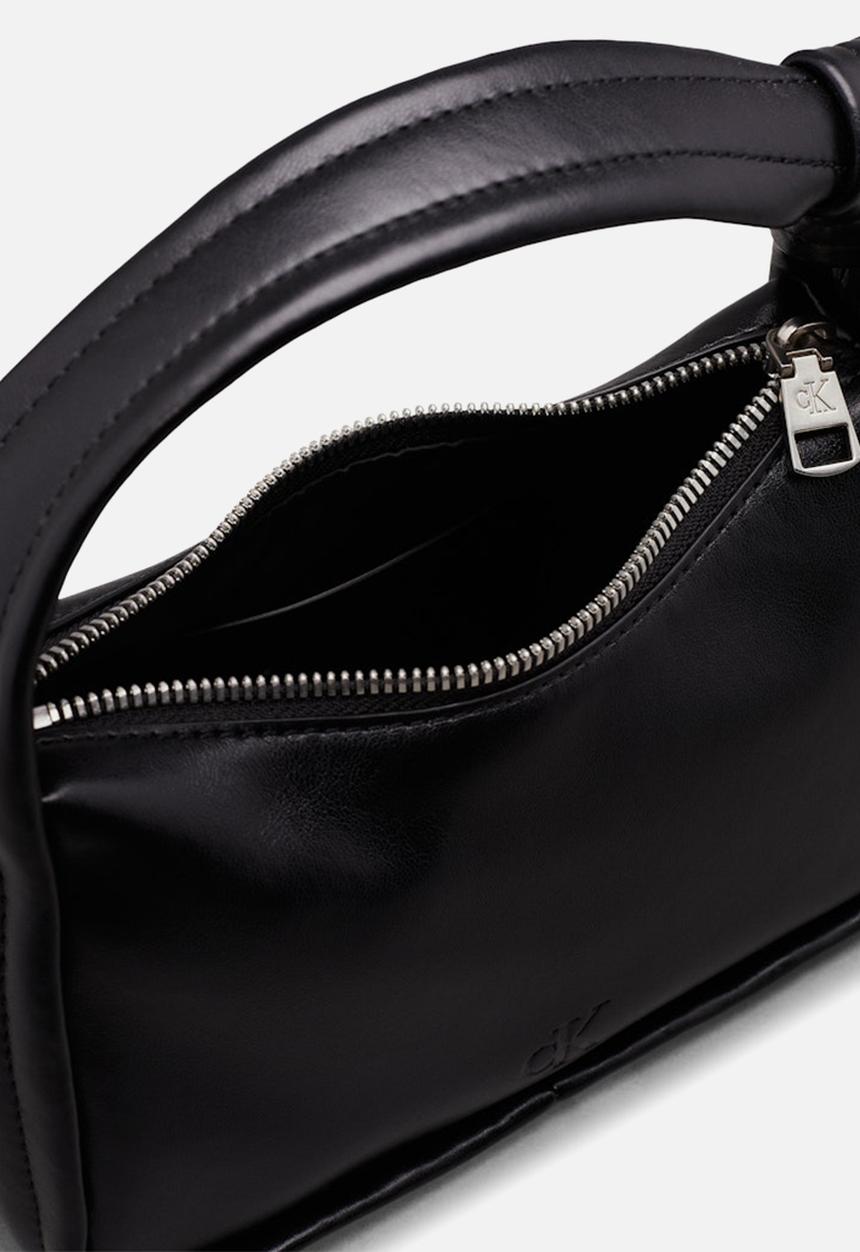 Calvin Klein - Knotted top handle bag-black