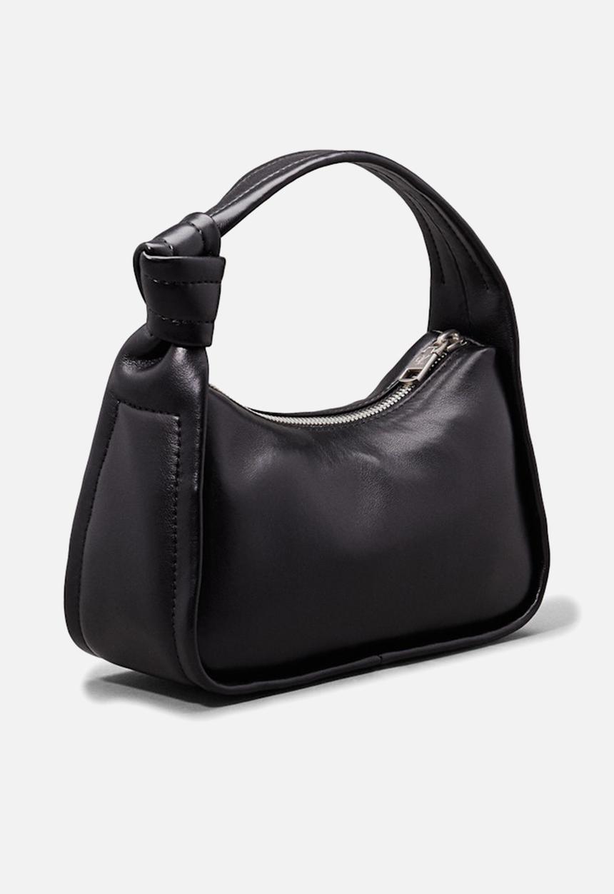 Calvin Klein - Knotted top handle bag-black