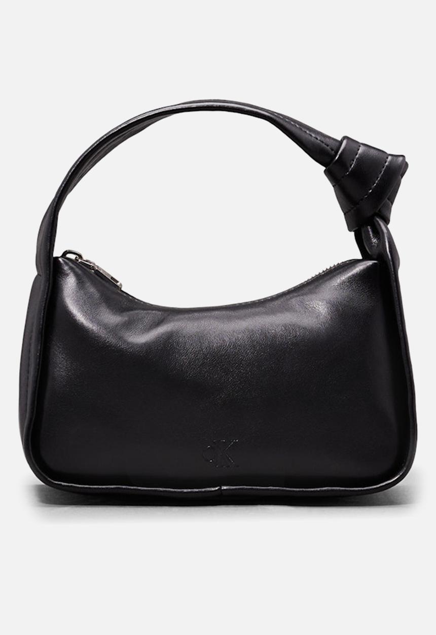 Calvin Klein - Knotted top handle bag-black