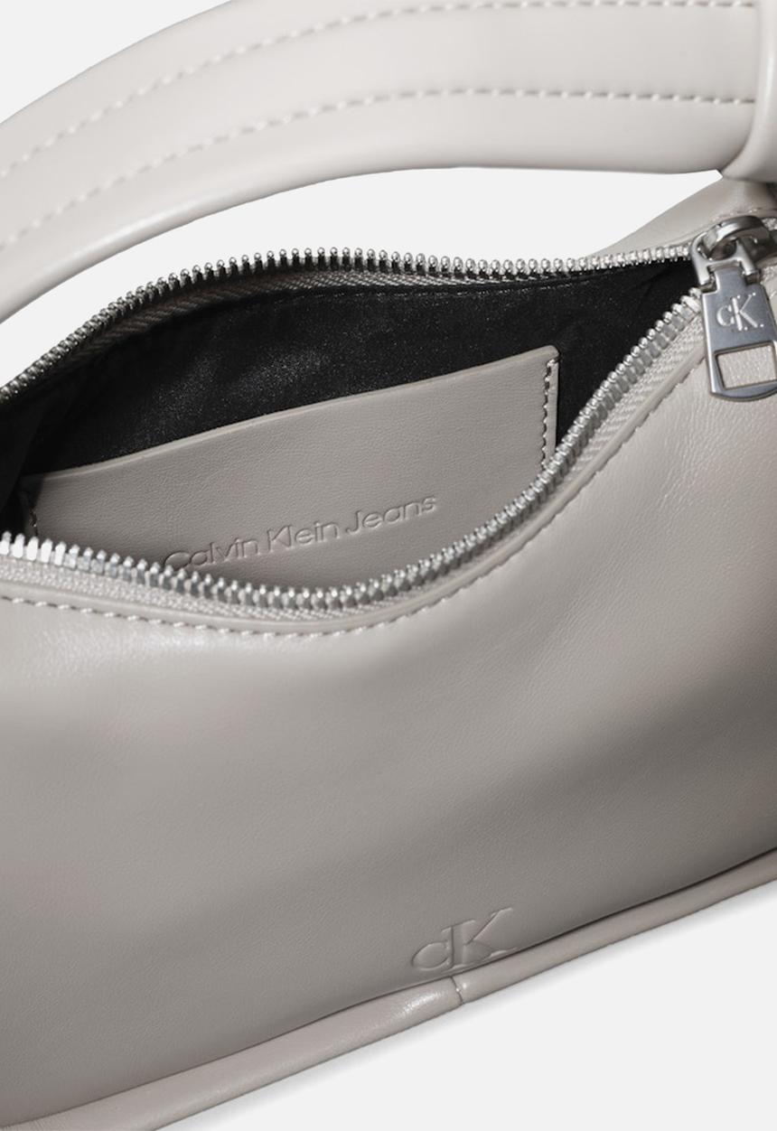 Calvin Klein - Knotted top handle bag-grey