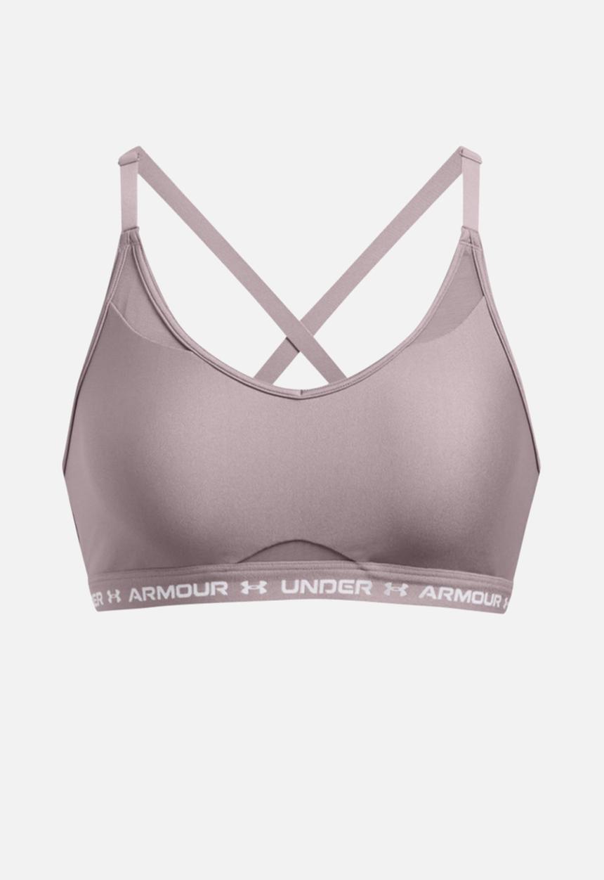 Under Armour - Ua Crossback Low Bra - Tetra Grey & White
