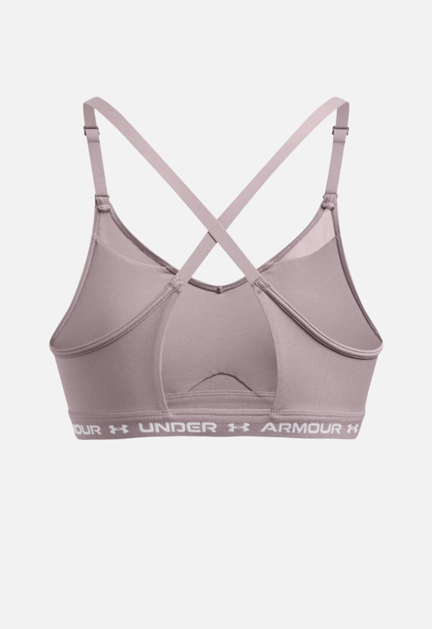 Under Armour - Ua Crossback Low Bra - Tetra Grey & White