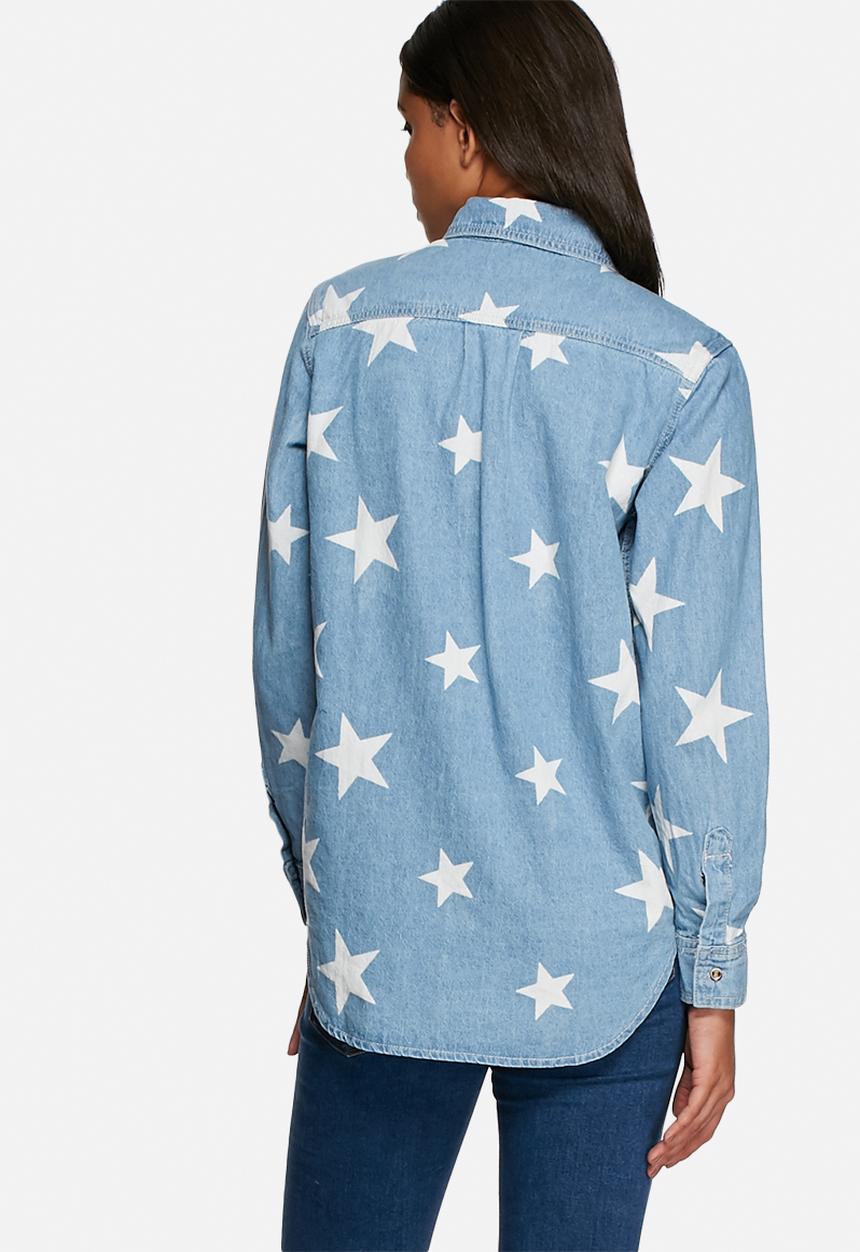 Glamorous - Star denim shirt 