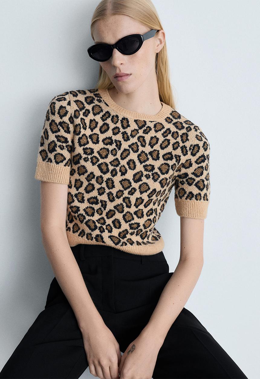 MANGO - Sweater synn - brown