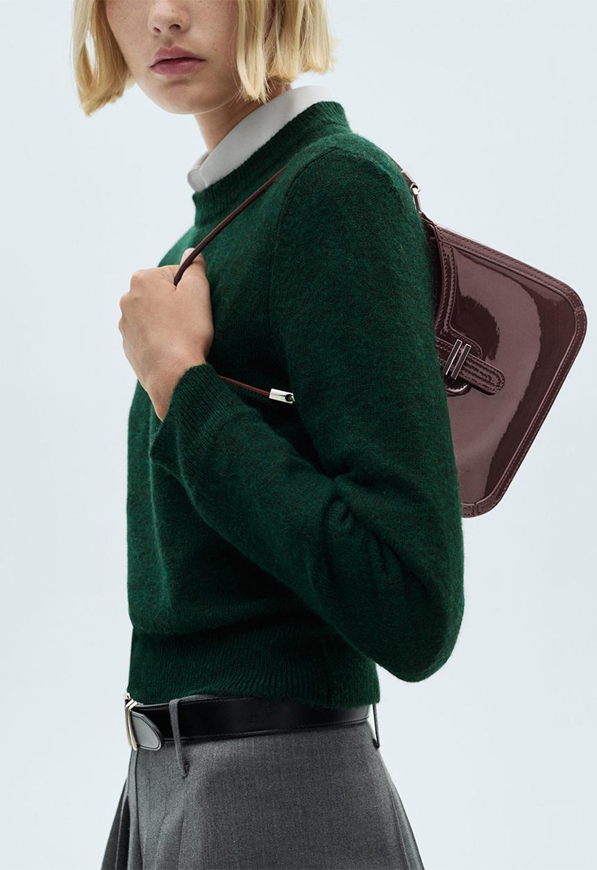 MANGO - Sweater eliote - green