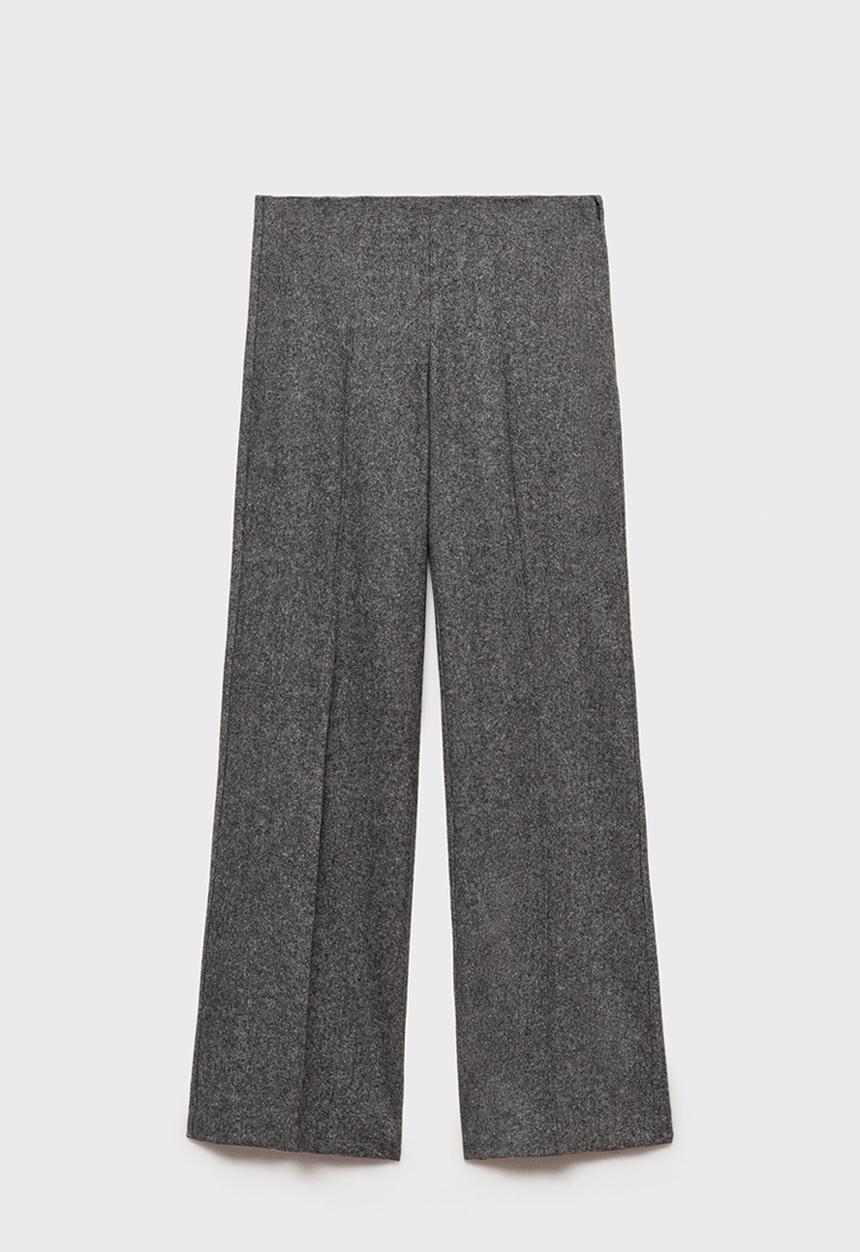 MANGO - Trousers Pepper - Black