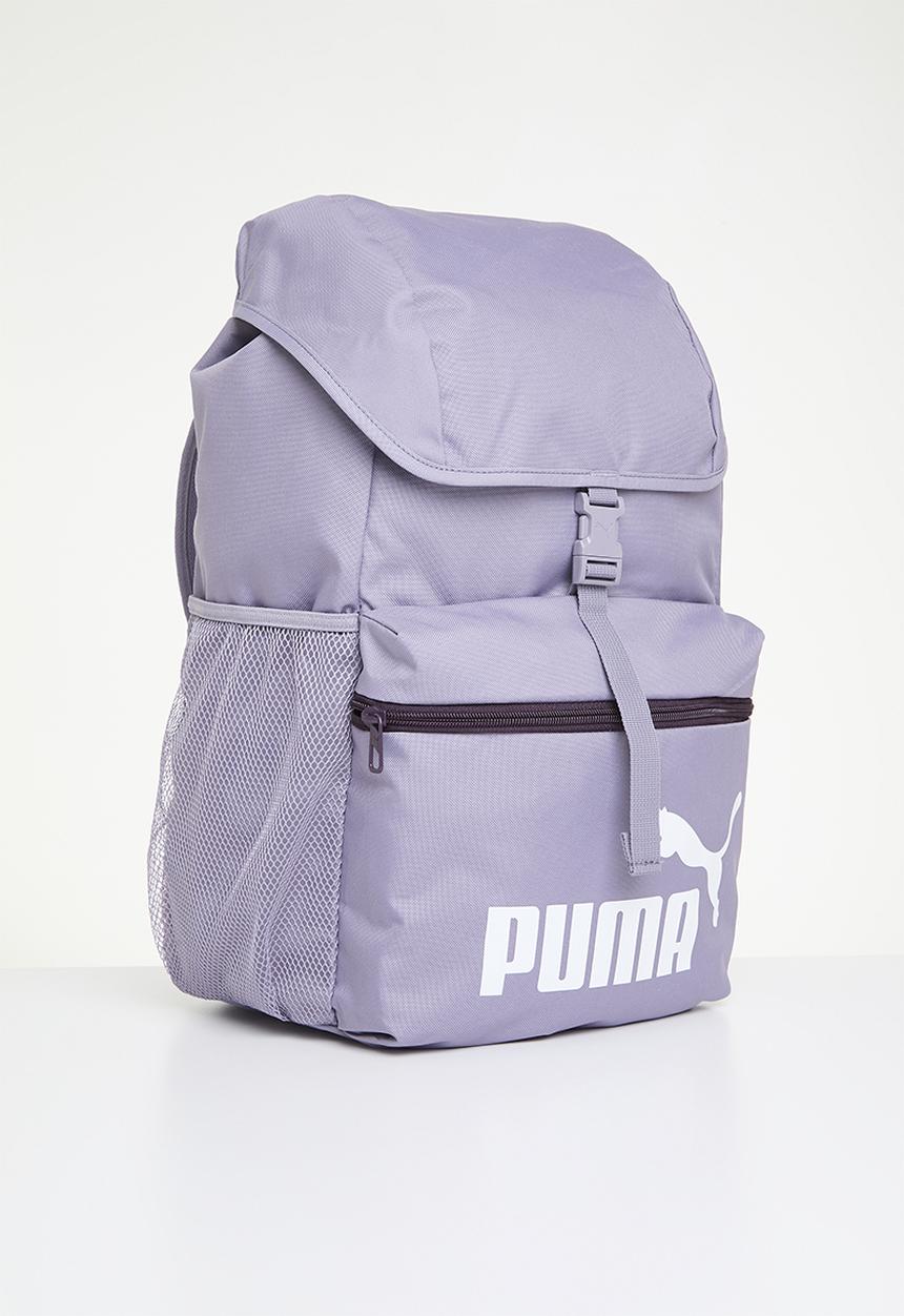PUMA - Phase hooded backpack - plum purple
