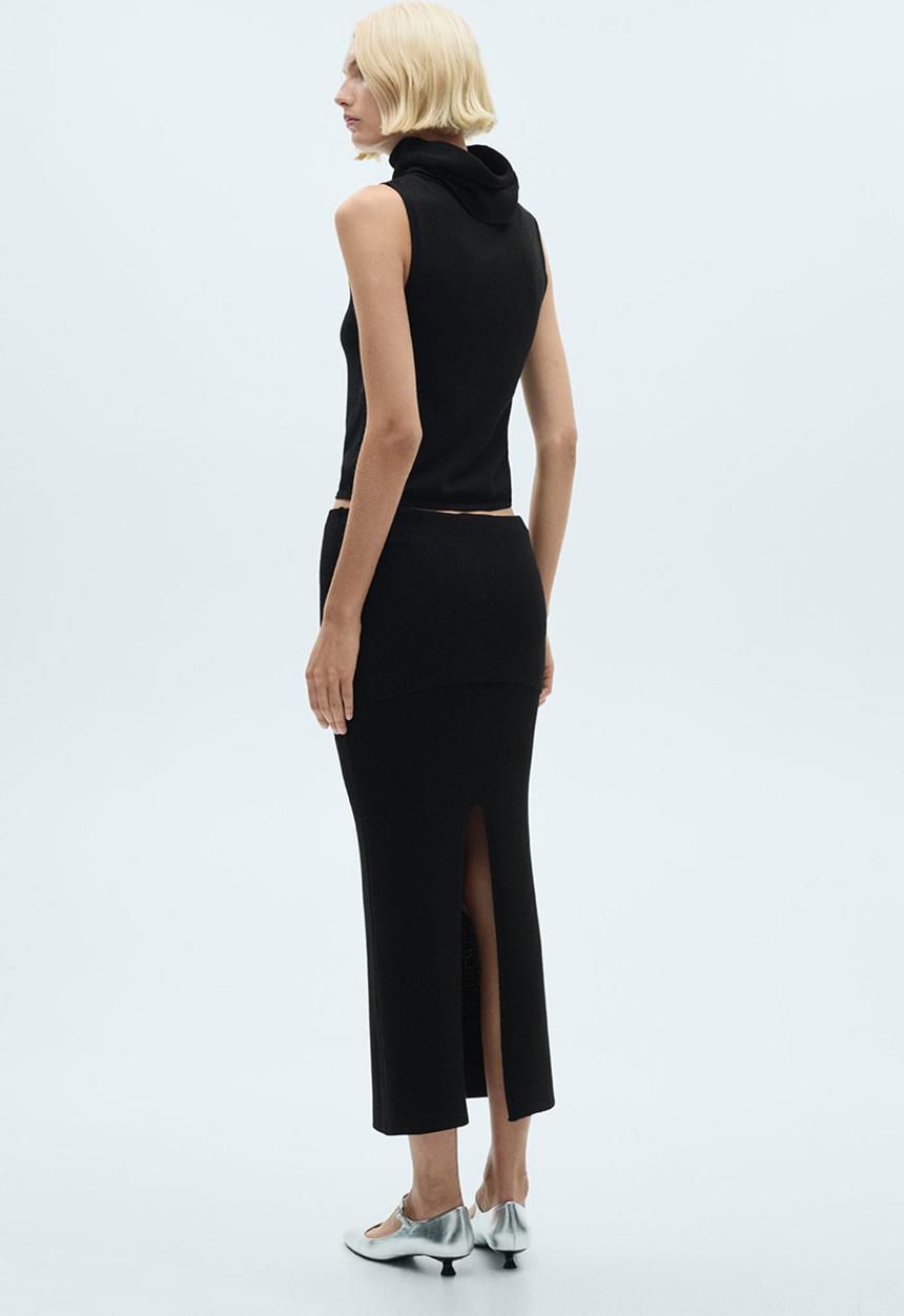 MANGO - Top Petroli - Black