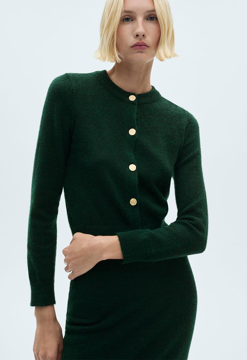 MANGO - Skirt Eliote - Green