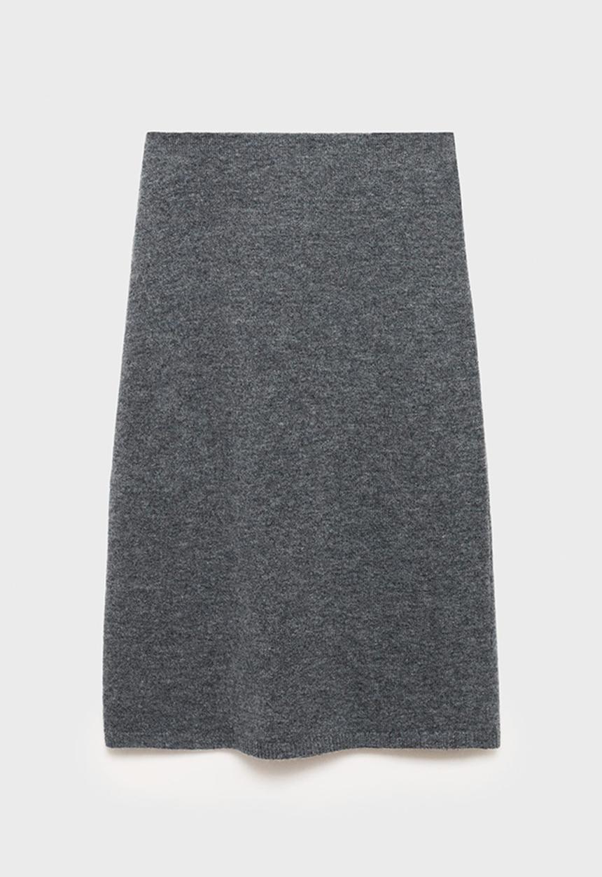 MANGO - Skirt Eliote - Gray
