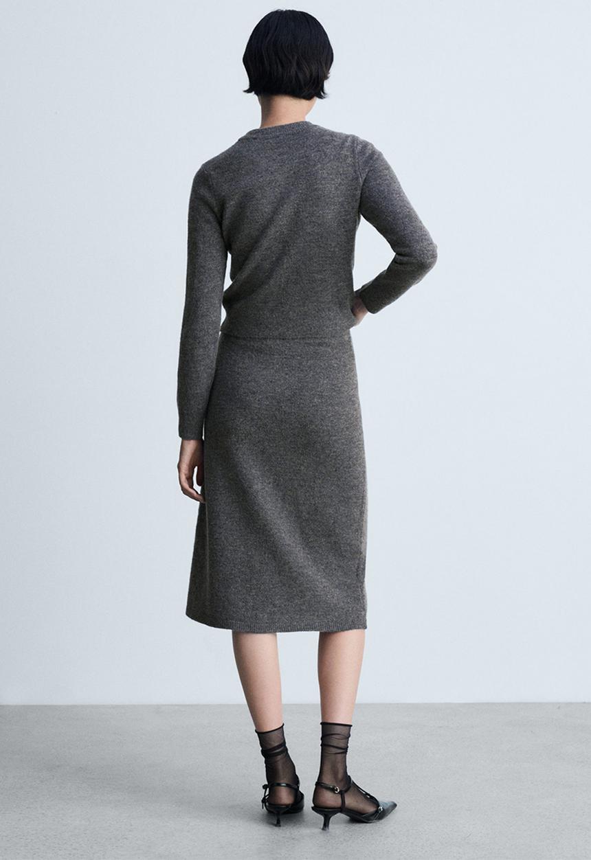 MANGO - Skirt Eliote - Gray