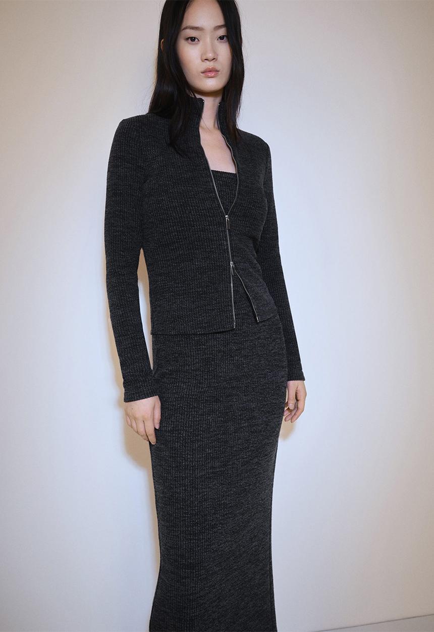 MANGO - Skirt Neca - Gray