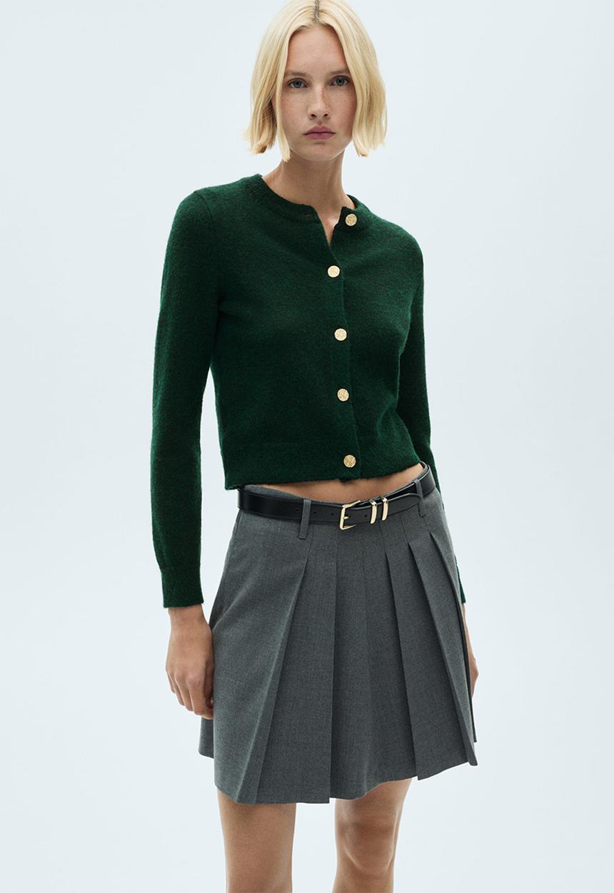 MANGO - Cardigan eliote - green