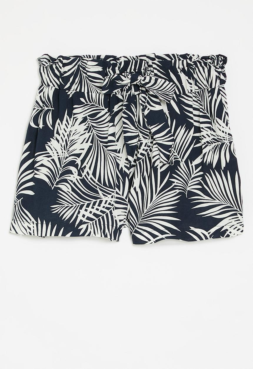 HAILYS - Rani shorts - navy palm