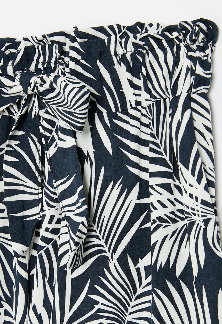 HAILYS - Rani shorts - navy palm