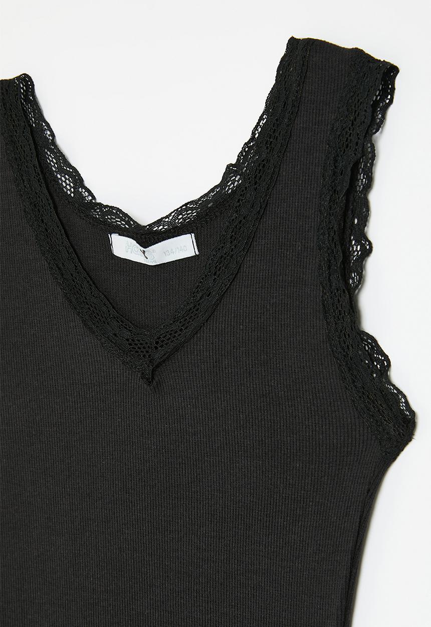 HAILYS - Lona top - black
