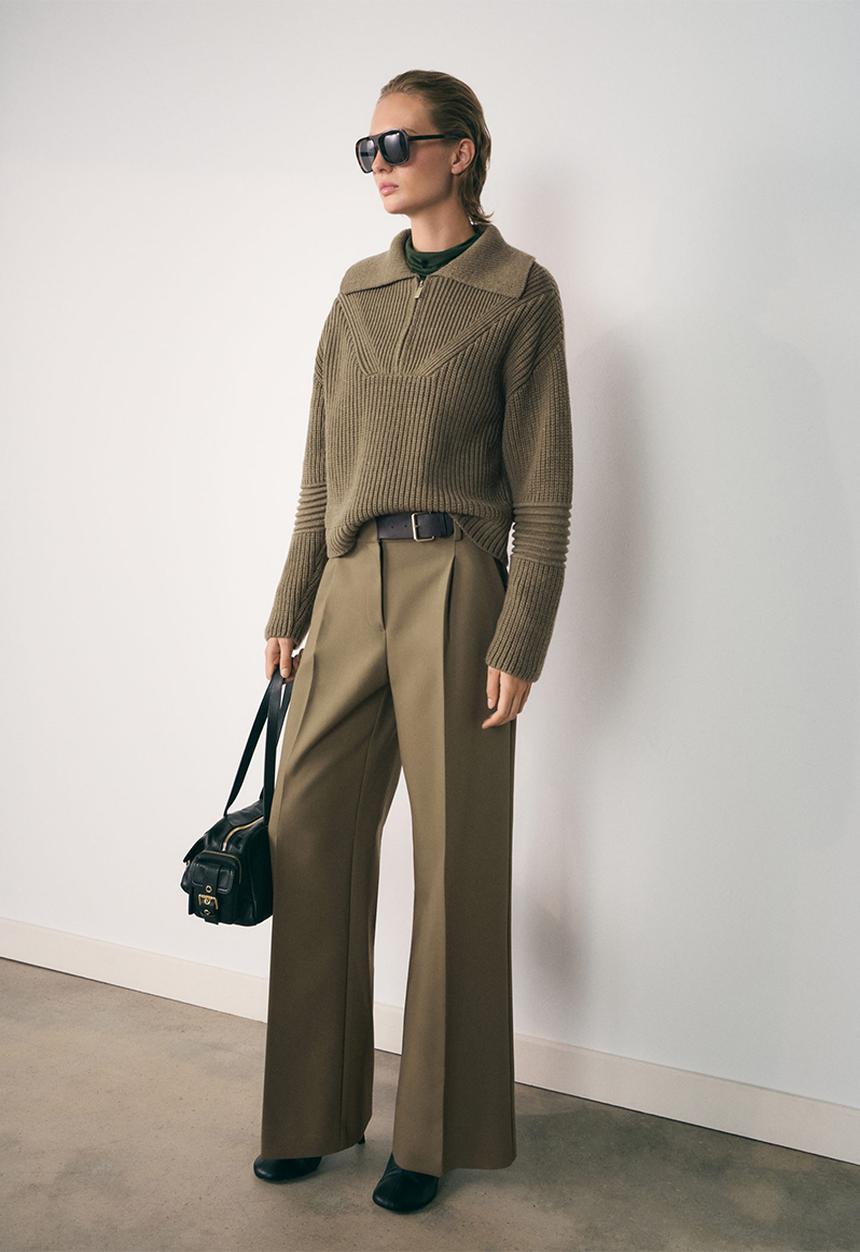MANGO - Sweater demy - beige/khaki