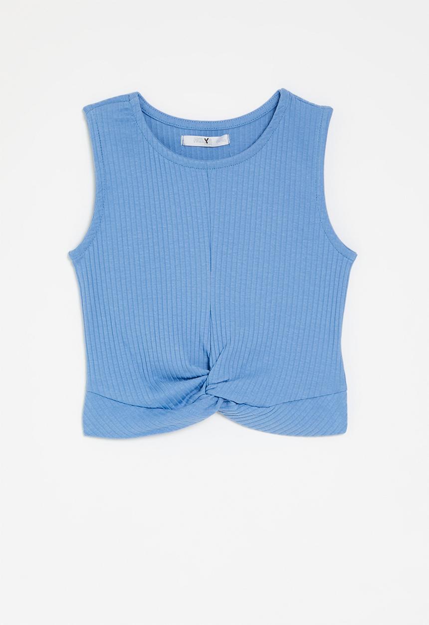 HAILYS - Shari t top - summer blue