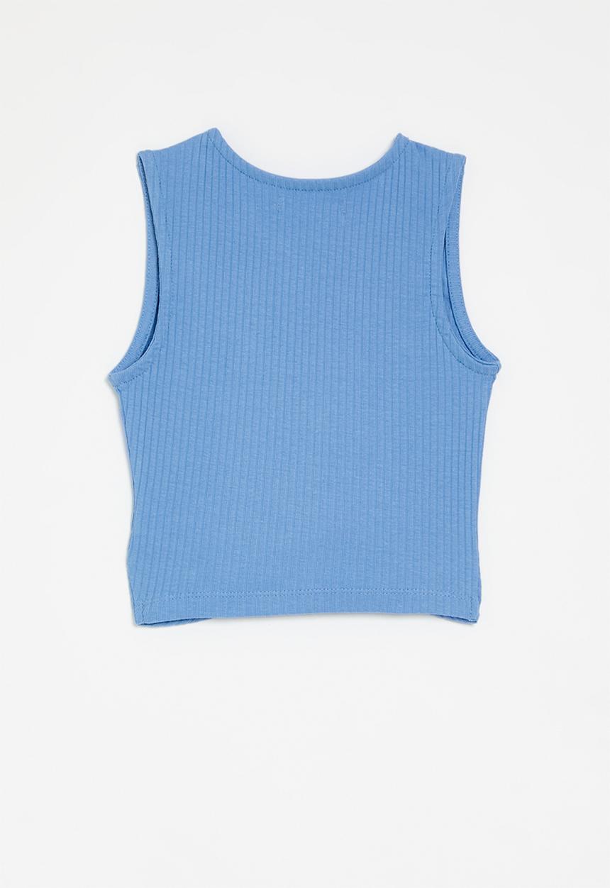HAILYS - Shari t top - summer blue