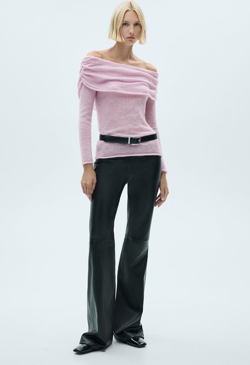 MANGO - Sweater cisne - pink