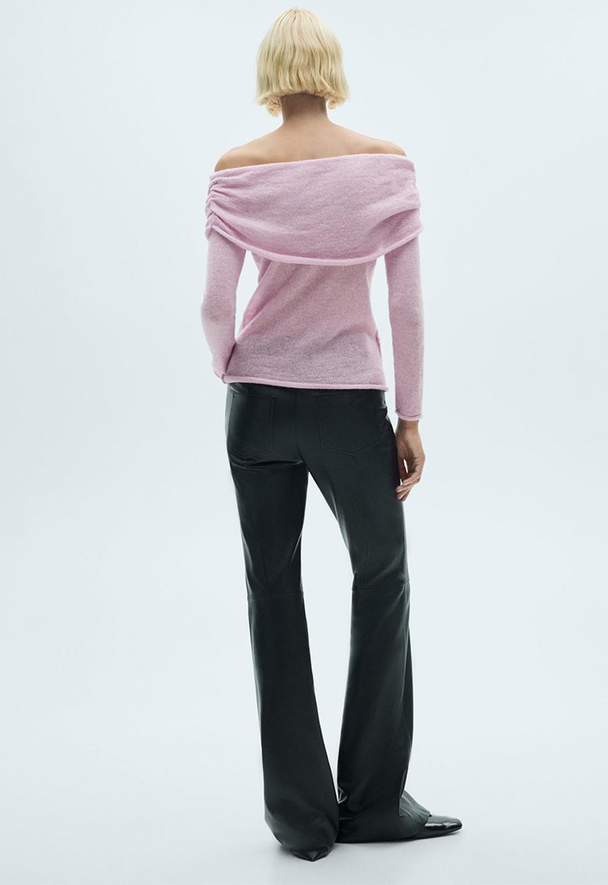 MANGO - Sweater cisne - pink